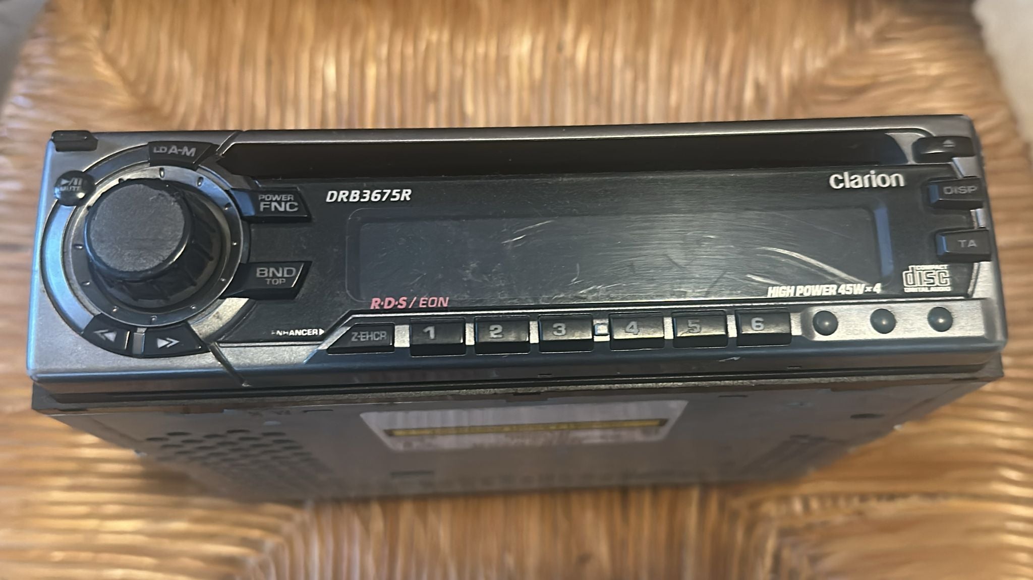 CLARION DRB3675R DRB 3675 R autoradio 12V LW 153-279kHz MW 531-1602kHz FM ( UKW ) 87.5-108MHz