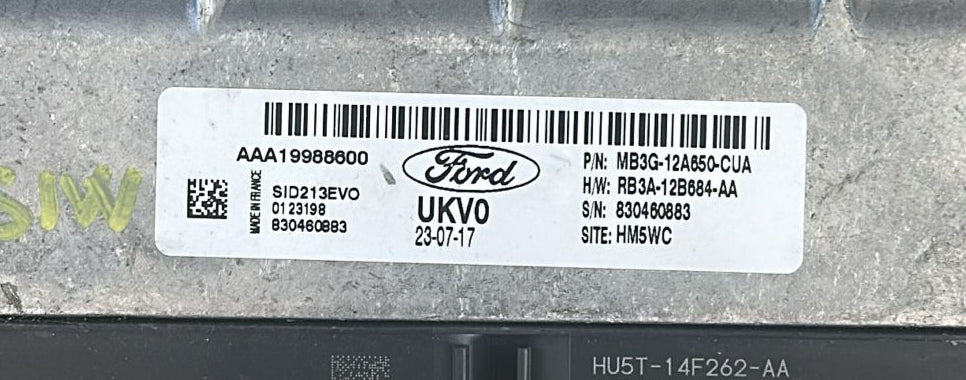 Ford Ranger 2.0 tdci / mb3g-12a650-cua sid213 / RB3A-12B684-AA / AAA19988600 0123066