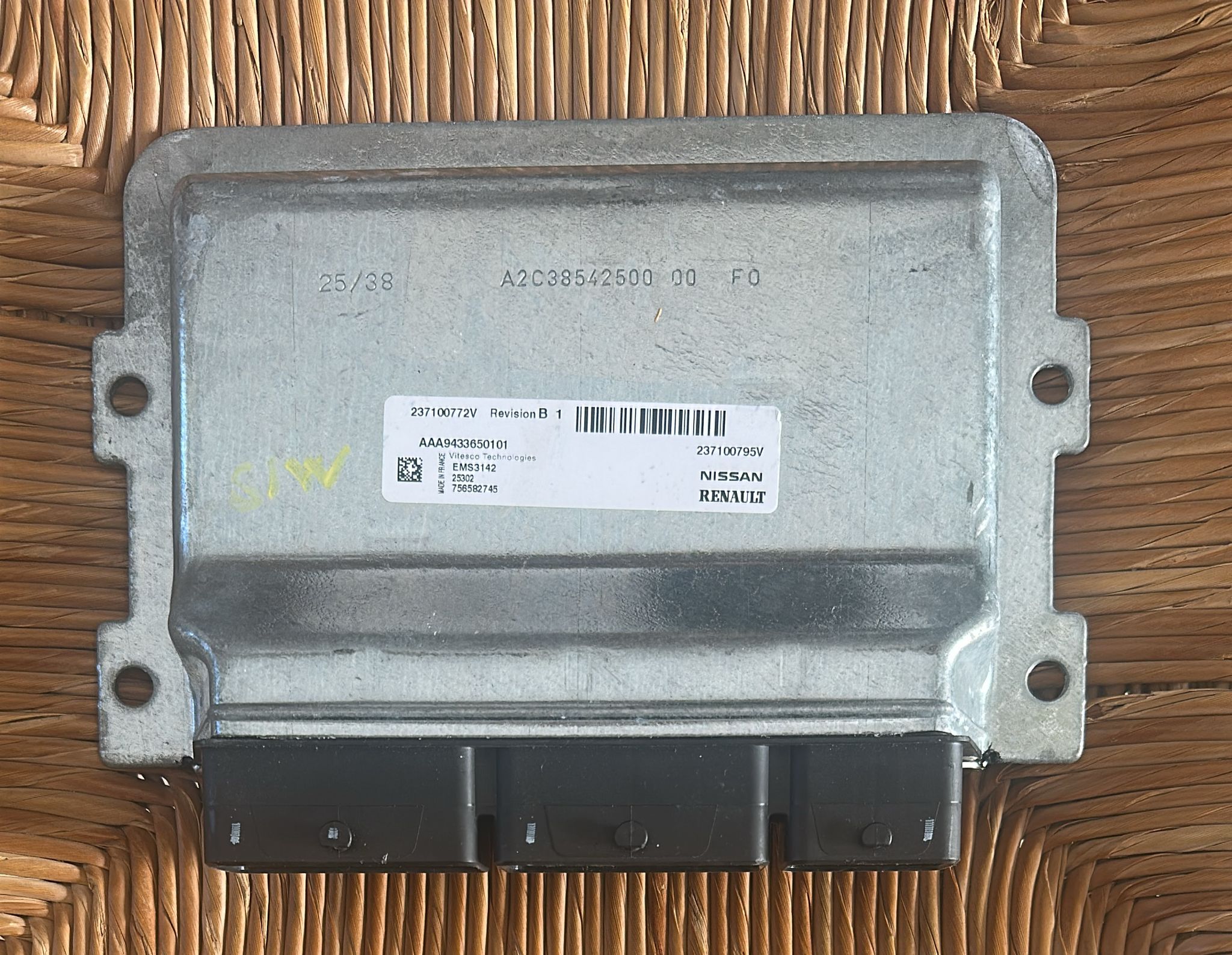 ECU VITESCO AAA9433650101 Renault 237100795V 237100772V EMS3142
