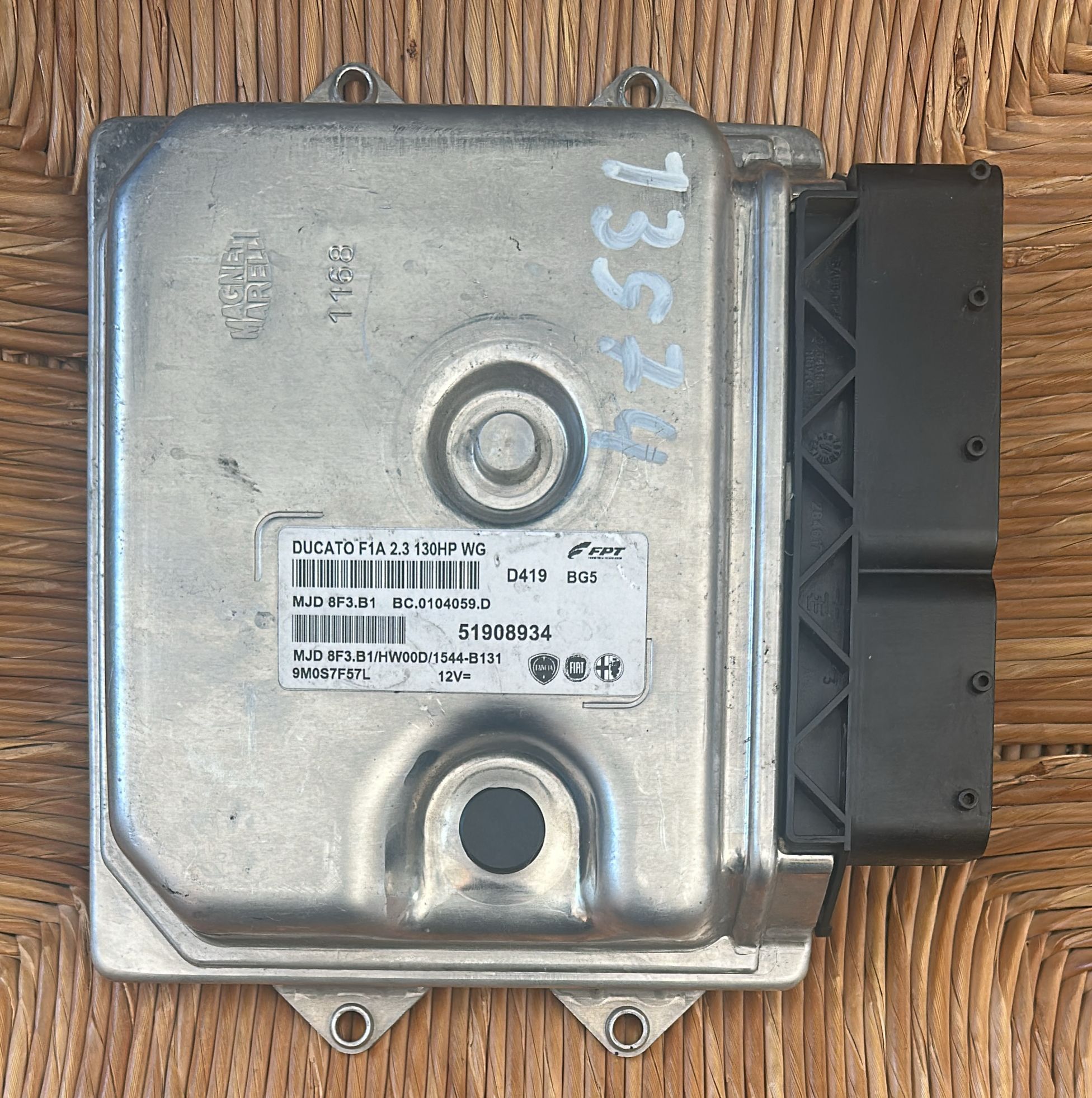 CENTRALINA MOTORE FIAT DUCATO 2.3 JTD MAGNETI MARELLI MJD 8F3.B1 MJD8F3B1 51908934