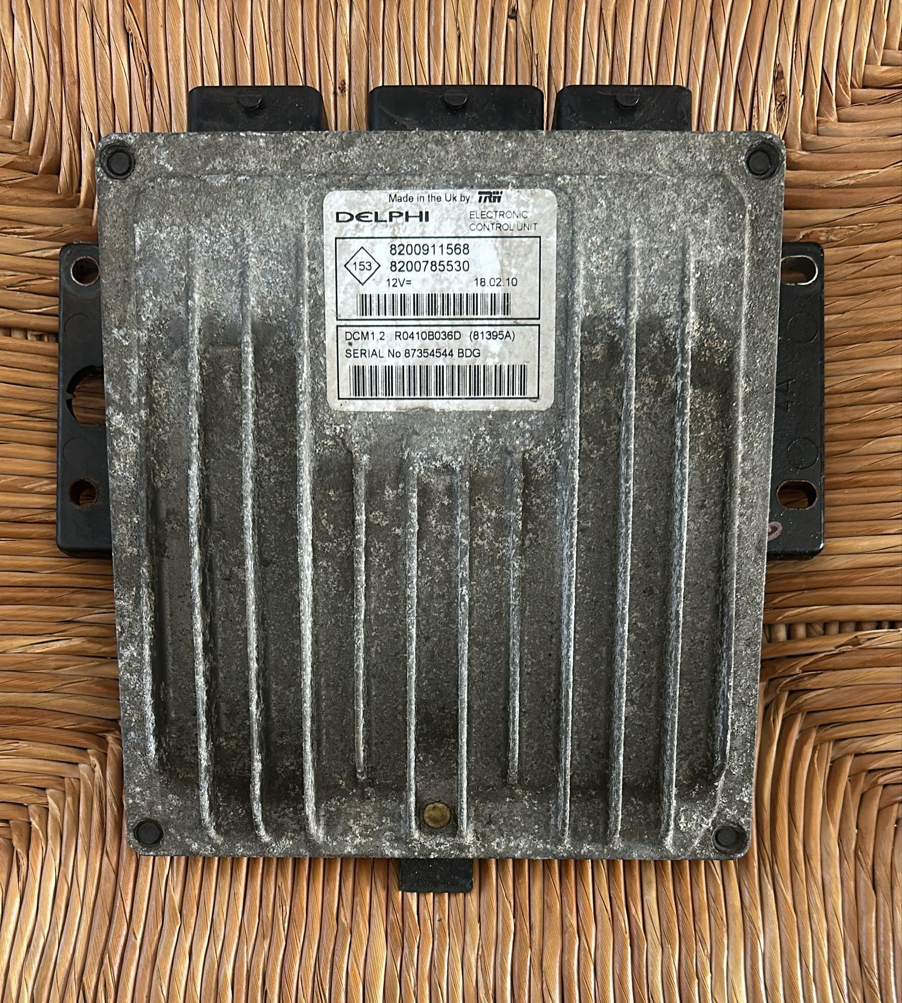 8200911568 R0410B036D DELPHI DCM1.2  ECU DACIA SANDERO 1.5 DCI
