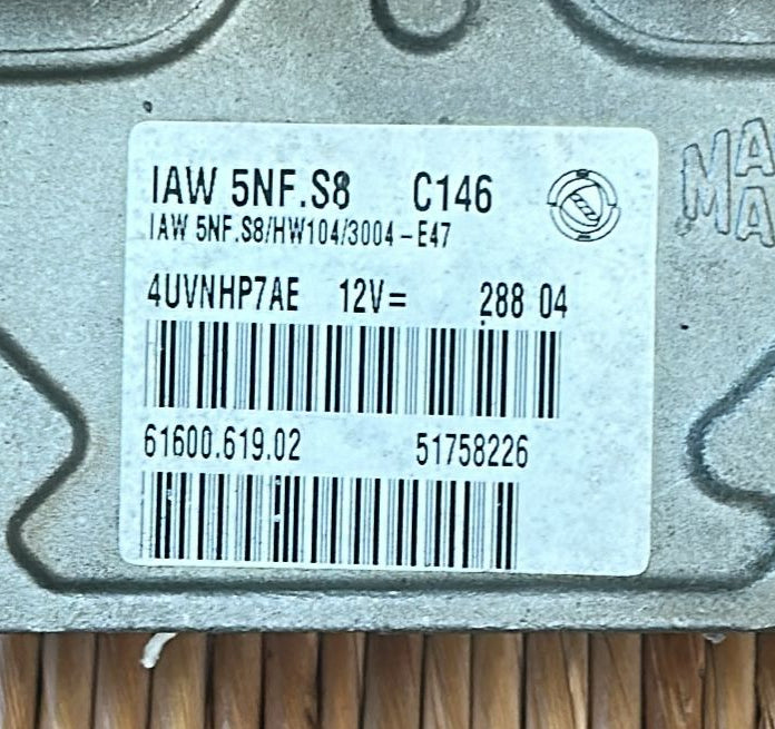 Centralina ECU Motore IAW5NF.S8  ALFA ROMEO / LANCIA Fiat Panda 1.2 4×4 60CV 44KW