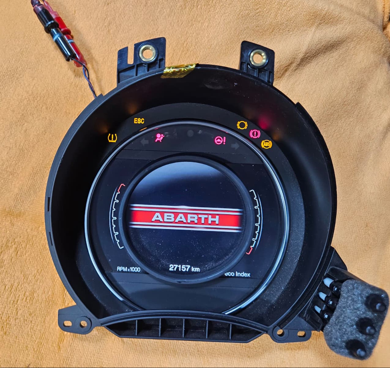 Quadro Strumenti Fiat 500 Abarth TFT 7356769200 – Set Chilometraggio