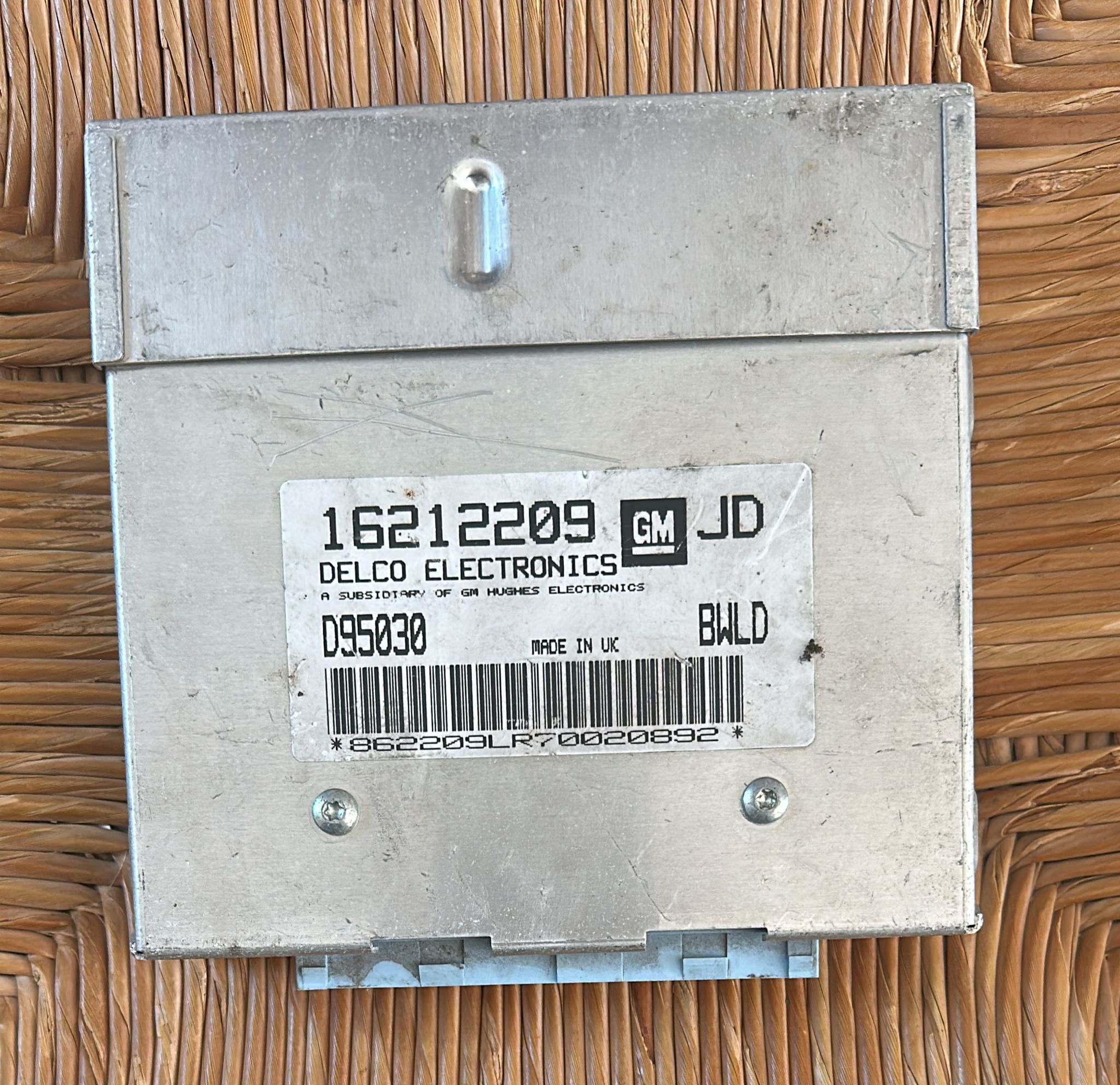 CENTRALINA MOTORE OPEL ASTRA 16212209 JD 16212209JD D95030 BWLD