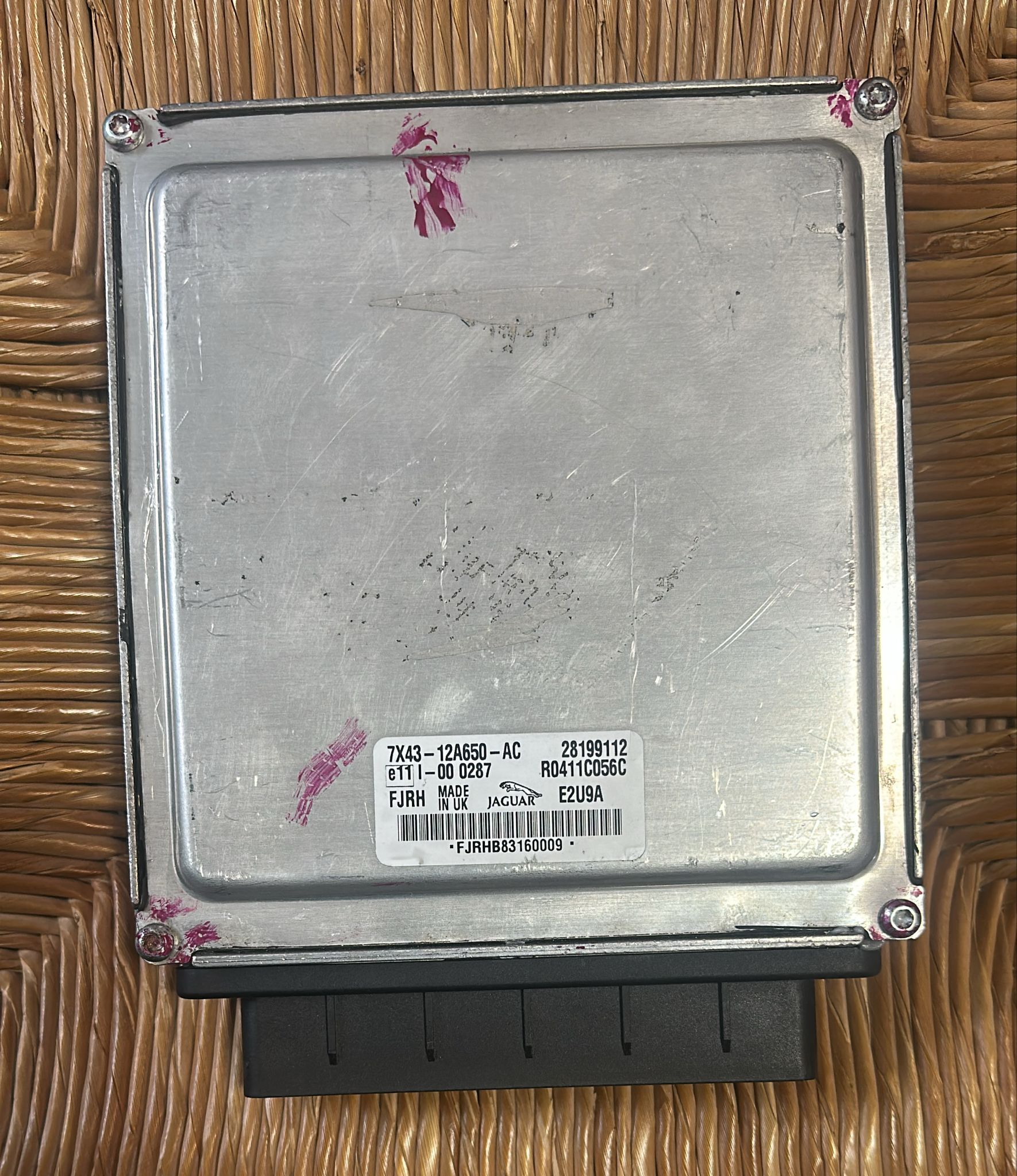 ECU CENTRALINA JAGUAR 7X43-12A650-AC 7X4312A650AC 28199112 R0411C056C FJRH