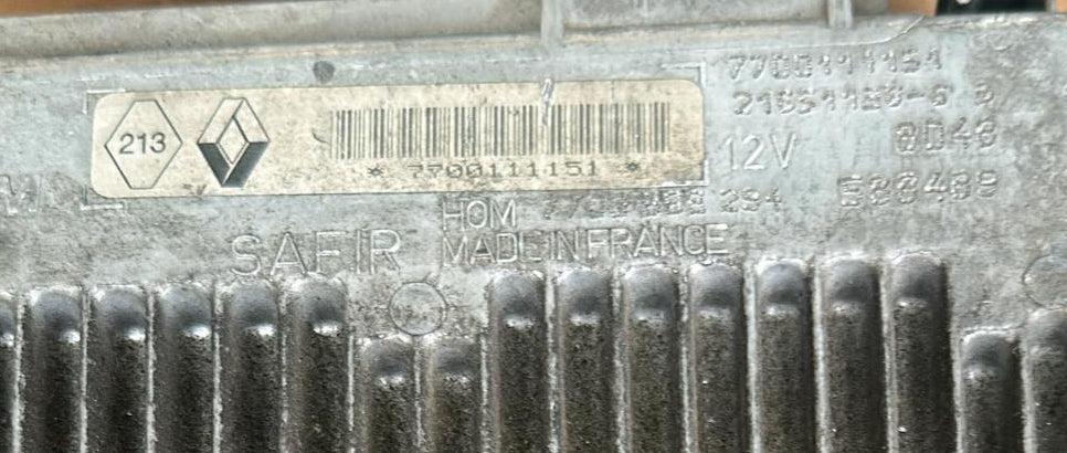 ECU RENAULT CLIO 1.2 8v 7700111151 HOM 7700868294 21651136-6B 55 pin