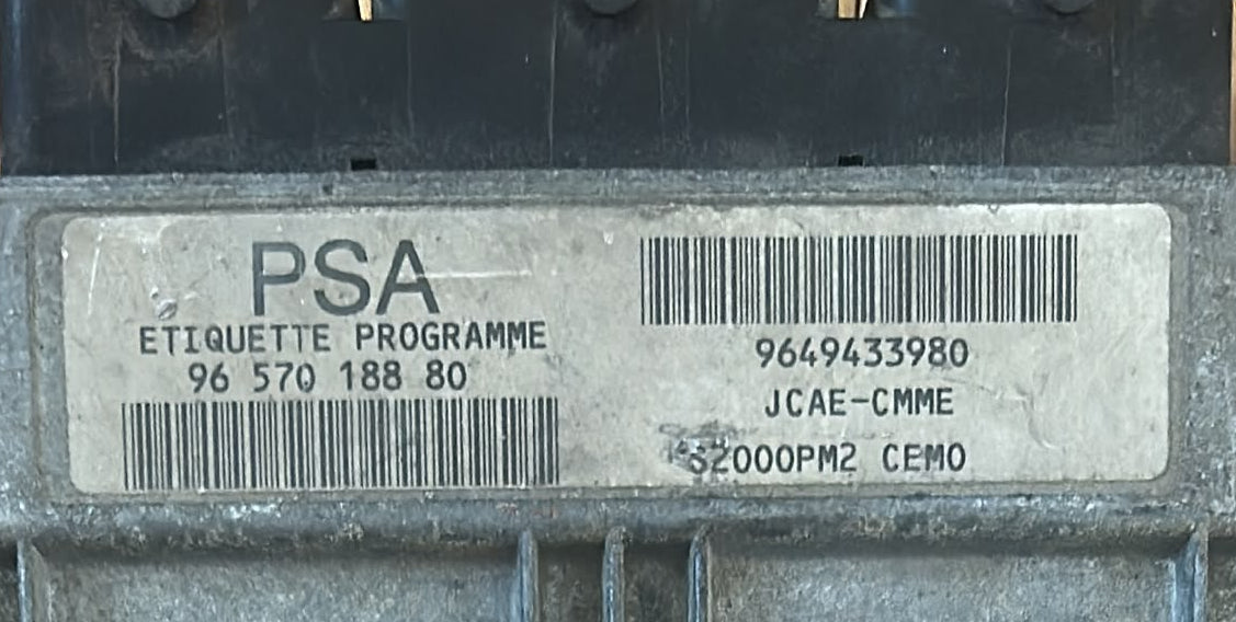 9657018880 1.4 8V KFW TU3JP/SAGEM S2000PM2 Citroen Berlingo 9649433980