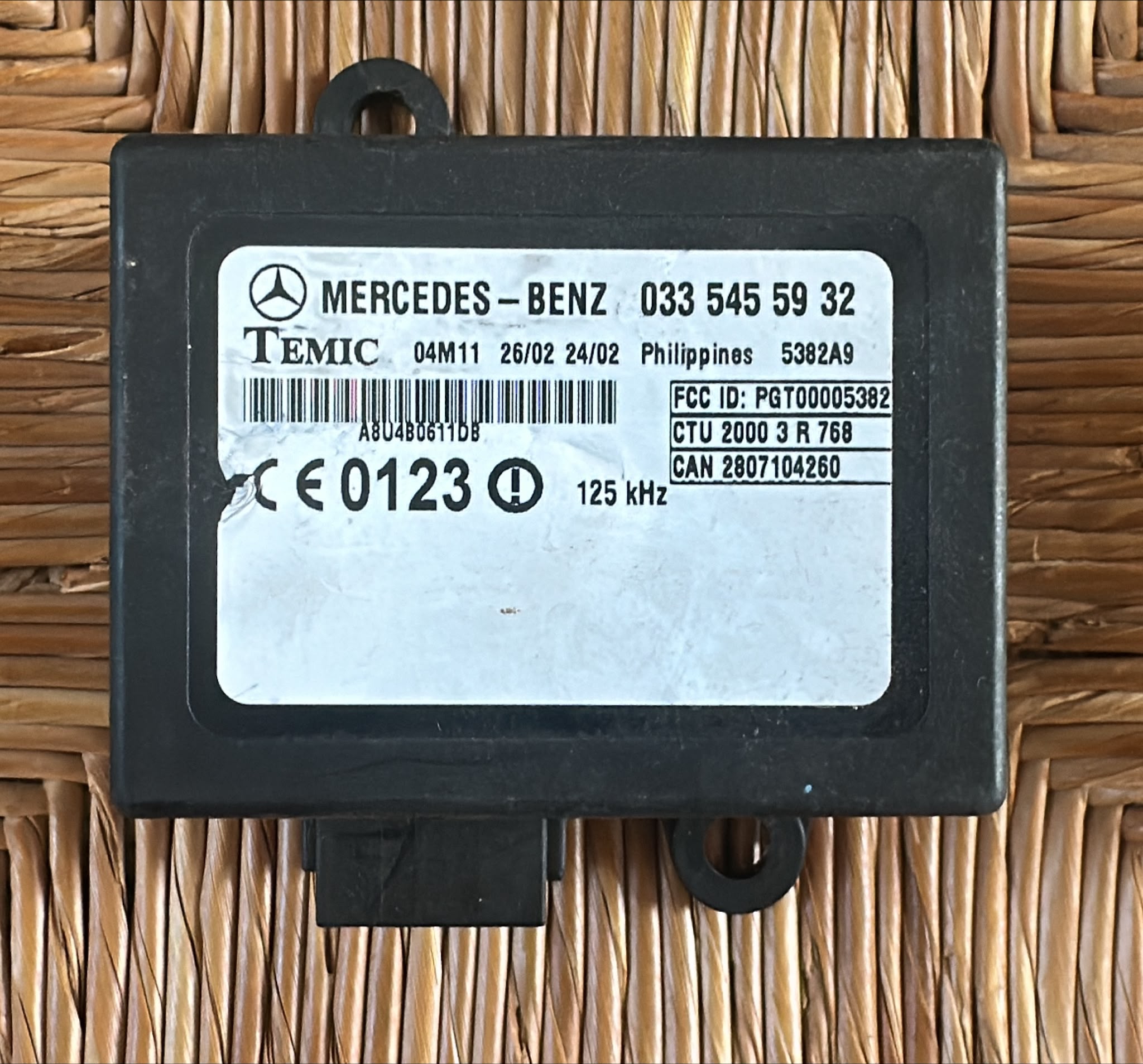 Centralina Immobilizzatore Temic 08M01 0335455932 Adatto A per Mercedes-Benz Sprinter VW Crafter