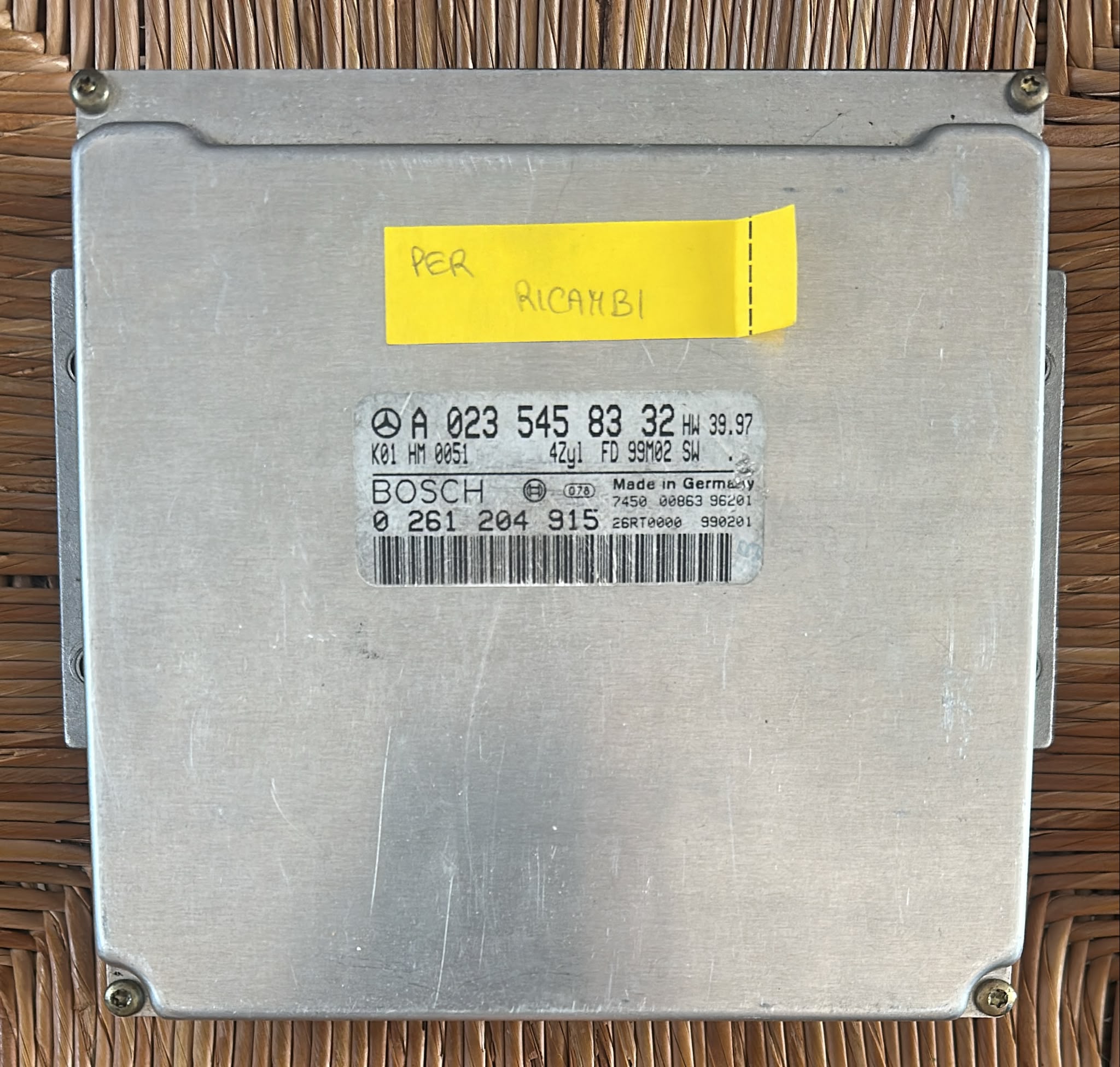 ECU MERCEDES CLK W208 BOSCH  0261204915 A0235458332
