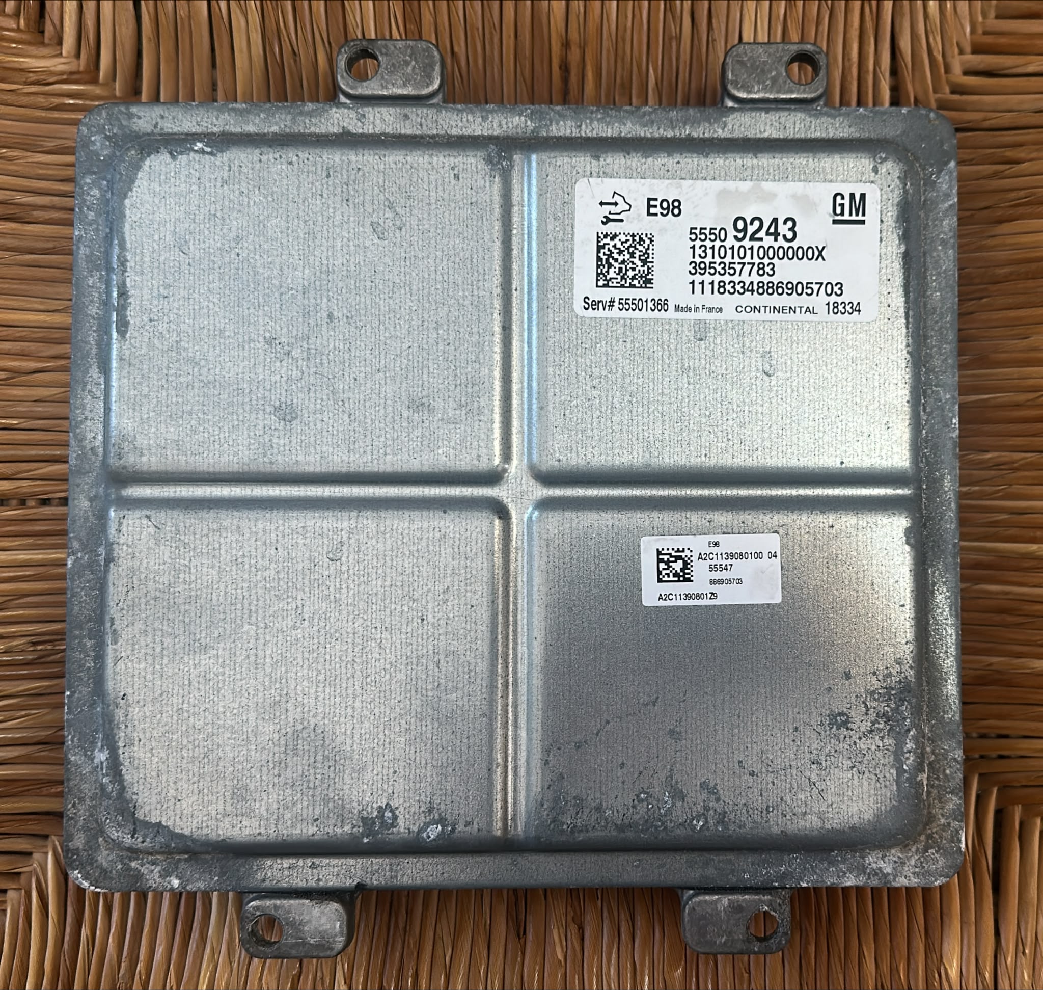 55509243 CENTRALINA MOTORE ECU OPEL INSIGNIA (Z18) SPORTS TOURER 1.6 CDTI 16V