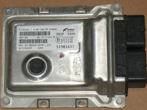 51981637 ECU FIAT FIORINO QUBO 1.4 EUR06 51981637 9GF.N1 HW000 6F05-SCJ