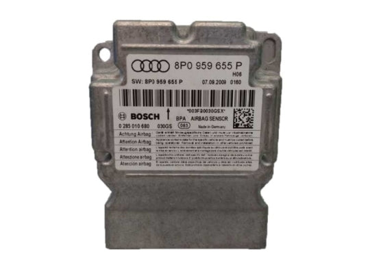 Audi A3 Airbag ECU Control Module 8P0959655P BOSCH 0285010680