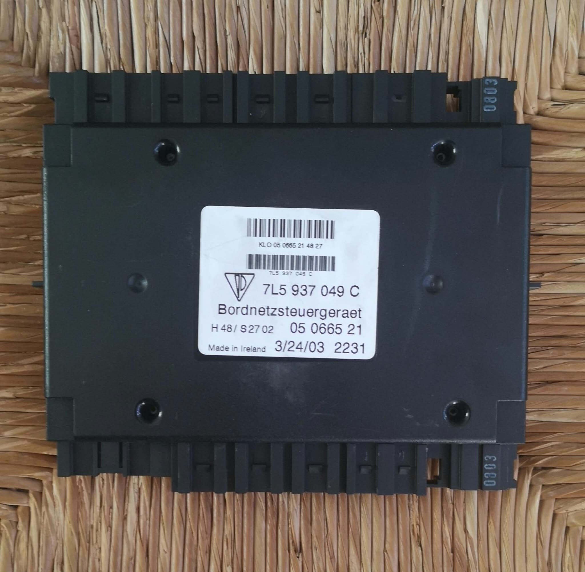 Body Computer Porsche  – 7L5937049C KLO05066521 H48/S2702 2231