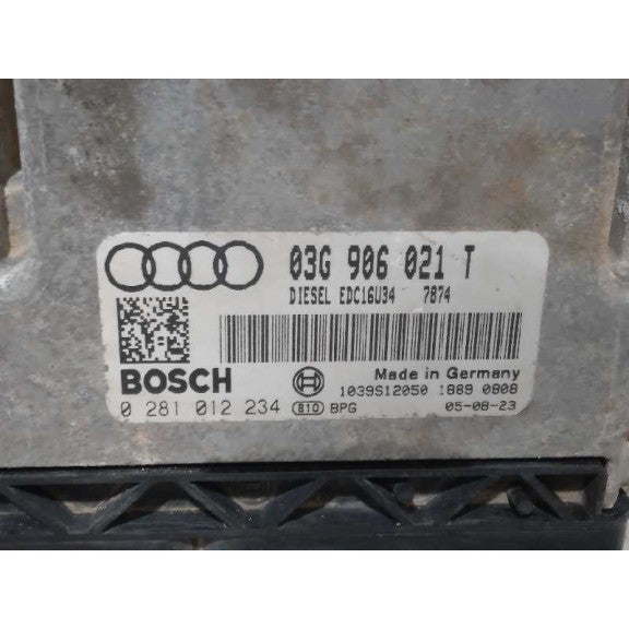 ECU AUDI A3 2.0 TDI 03G906021T BOSCH 0281012234 EDC 16U34-3.42