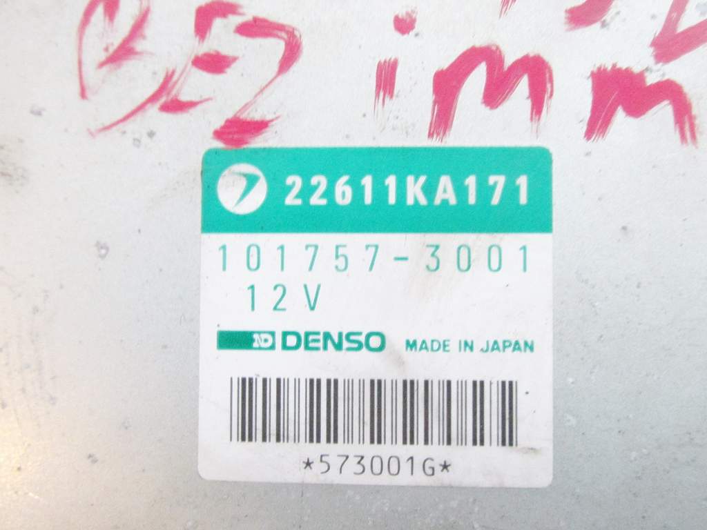 ECU SUBARU JUSTY, 101757-3001, 1017573001, 22611KA171
