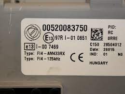 BODY COMPUTER FIAT 500 1.2 520083750 C150 28470200 Blu