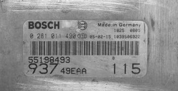 0281011490 55189420 Alfa 147 1.9 centralina motore Bosch EDC15C7-2.3