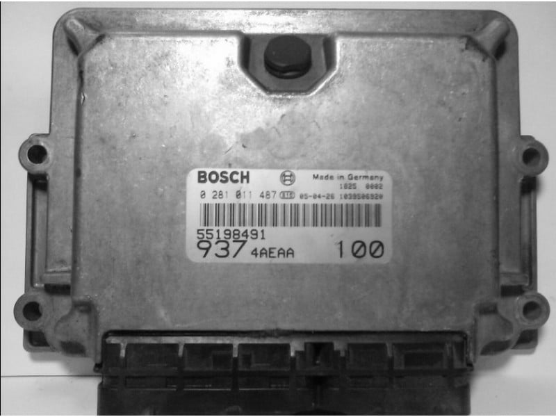 Centralina Del Motore Alfa Romeo Bosch EDC15C7-2.3 0281011487 55198491