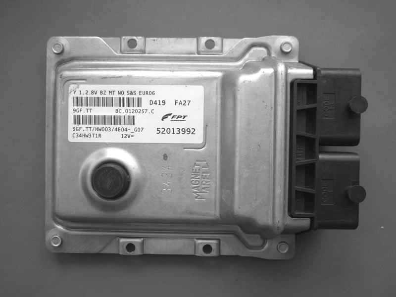 52013992 9GF.TT HW003 ECU LANCIA YPSILON 1.2 8V 51KW 69CV