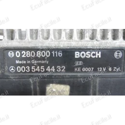 ECU CENTRALINA MERCEDES 124 3.0 B 0280800116 0035454432