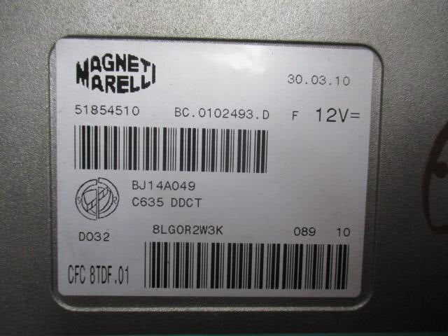ECU Centralina cambio alfa romeo giulietta 51854510 CFC 8TDF.01