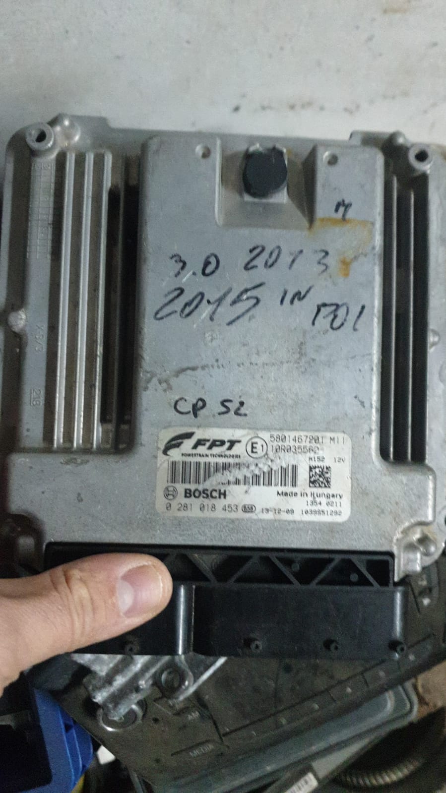 ECU CENTRALINA IVECO DAILY 3.0 0281018453 EDC17CP52-4.10  5801467201 10R035562