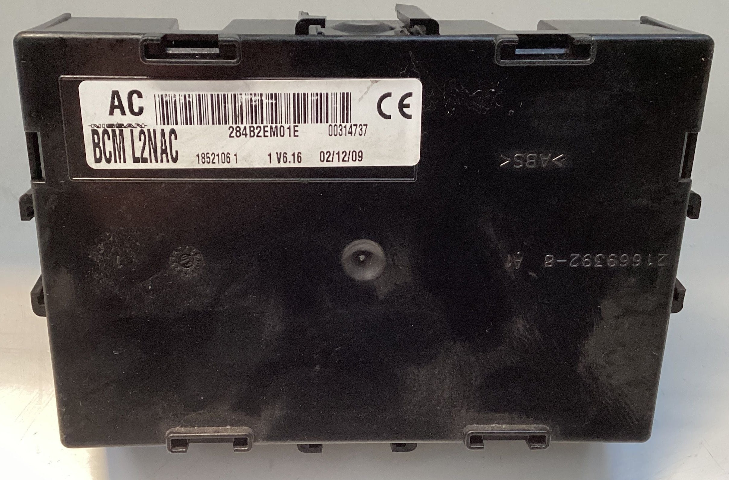 284B2EM01E Body Computer NISSAN NOTE 1.4 B 65KW 5M 5P  bcml2nac 1 V6.16  E11 1.5 Diesel 86CV