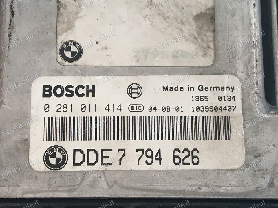 ECU BMW X5 E53 / X3 E83 3.0d Bosch EDC16C1 0281011414 DDE7793444