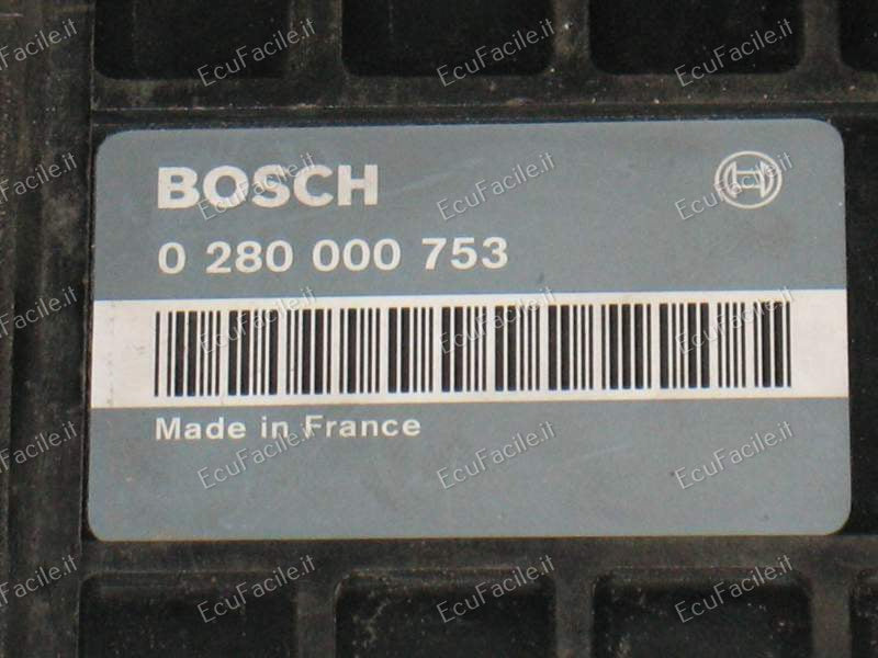 Centralina Iniezione ECU Citroën / Peugeot 1.4 TU3M – Bosch 0280000753 / 1929F7