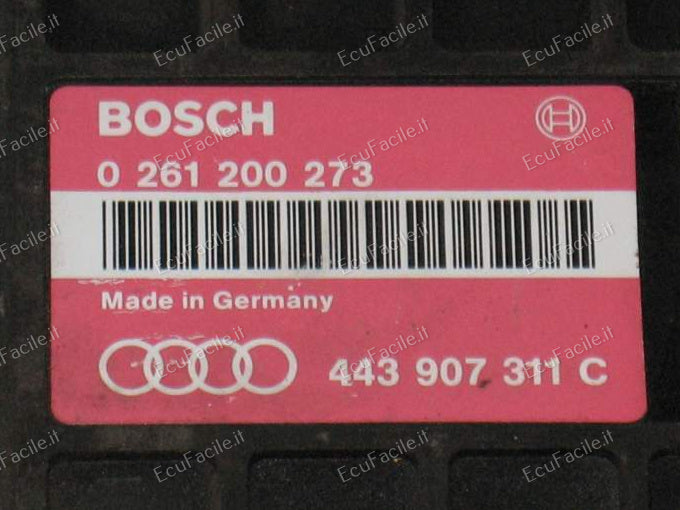 Centralina Motore ECU Audi 80 B4 2.0 – Bosch 0261200273 / 443907311C