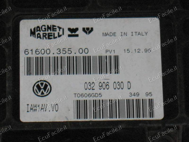 Centralina Motore ECU Volkswagen Polo 1.6 AEE – Weber/Marelli IAW1AV.V0 / 032906030D / 6160035500