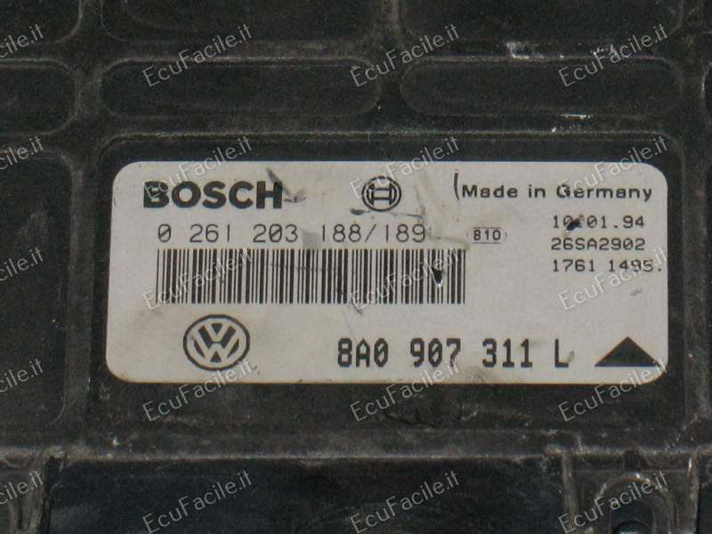 Centralina Motore ECU Volkswagen Passat (1993-1996) – Bosch 0261203188 / 0261203189 / 8A0907311L