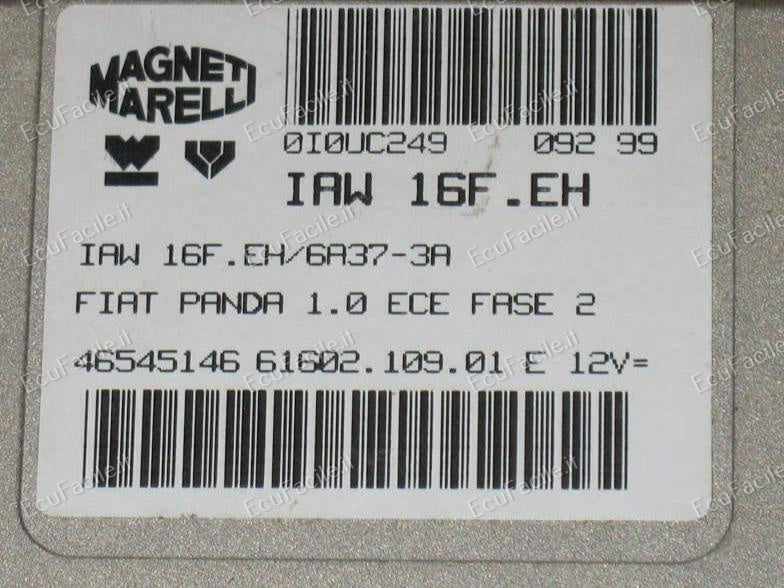 ECU Fiat Panda 1.0cc IAW 16F. EH 46545146 Vergine