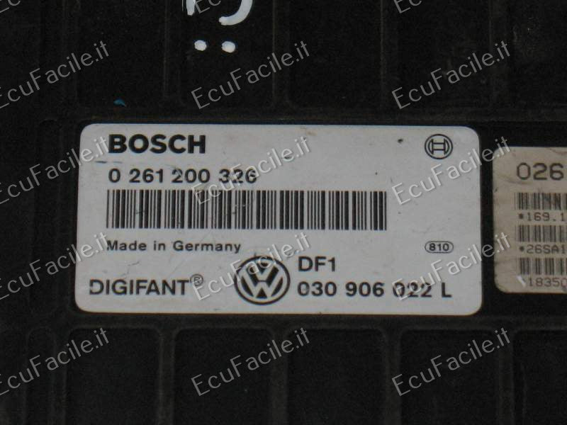 Centralina Motore ECU Volkswagen Polo 1.3 – Bosch 0261200326 / 030906022J