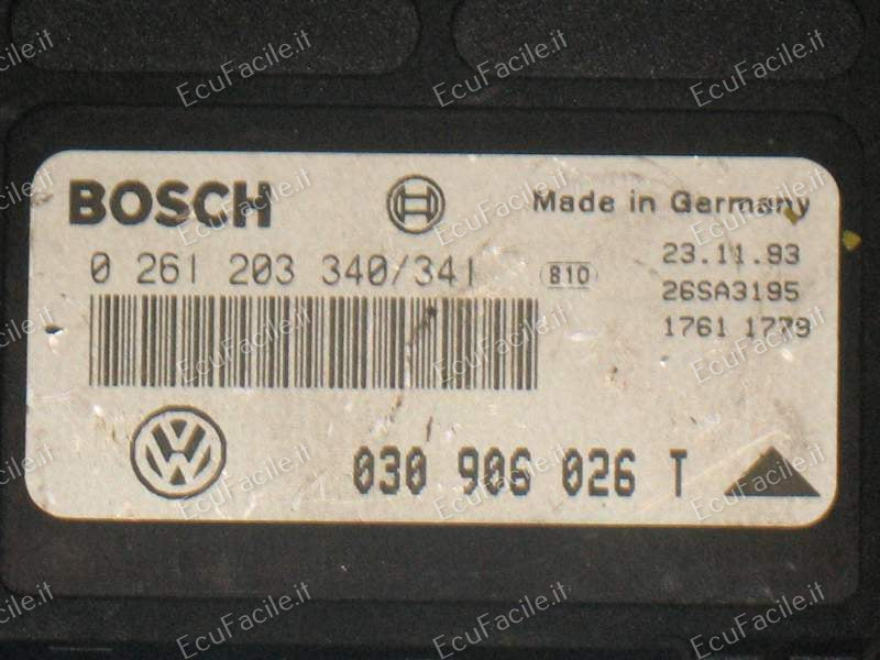 Centralina Motore ECU Seat Ibiza II 1.3 (6K) – Bosch 0261203340 / 0261203341 / 030906026T