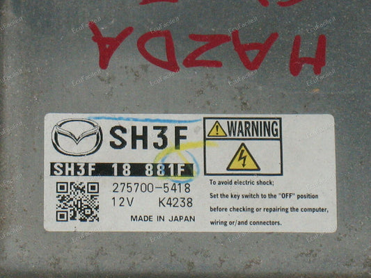 ECU CENTRALINA MAZDA CX-5 SH3F18881F SH3F-18-881F 275700-5418