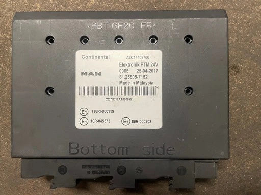 81258057152 A2C14408700 continental Unità Di Controllo ECU Ptm STEP6 Per MAN 8125805-7152