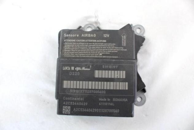 Centralina comando air-bag 51918197 Fiat Punto