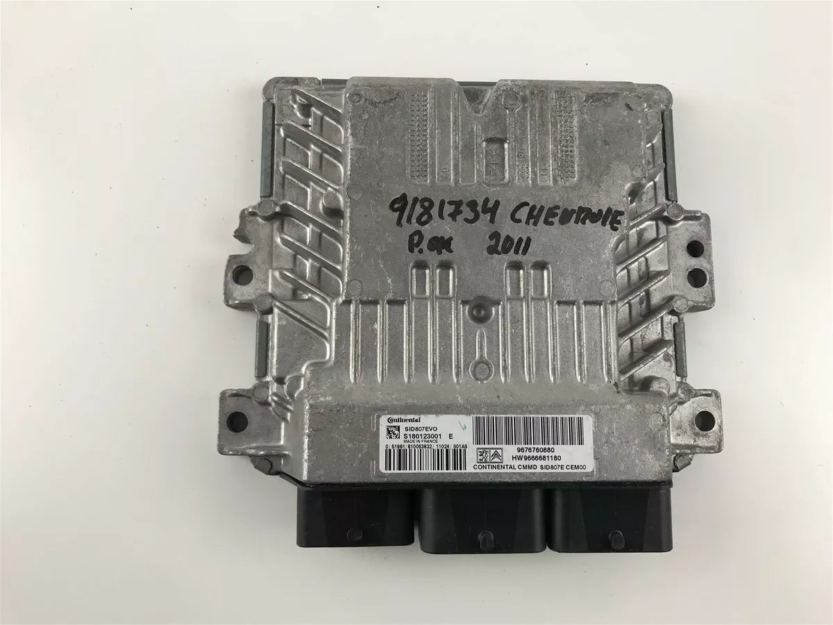 ECU Peugeot 308 508 1.6 HDI S180123001E SID807EVO HW9666681180