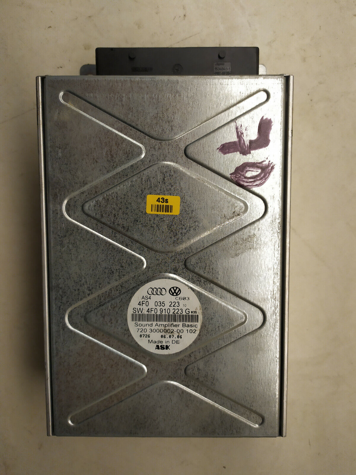 Amplificatore audio 4F0910223G Audi A6 C6 4F Amplifier