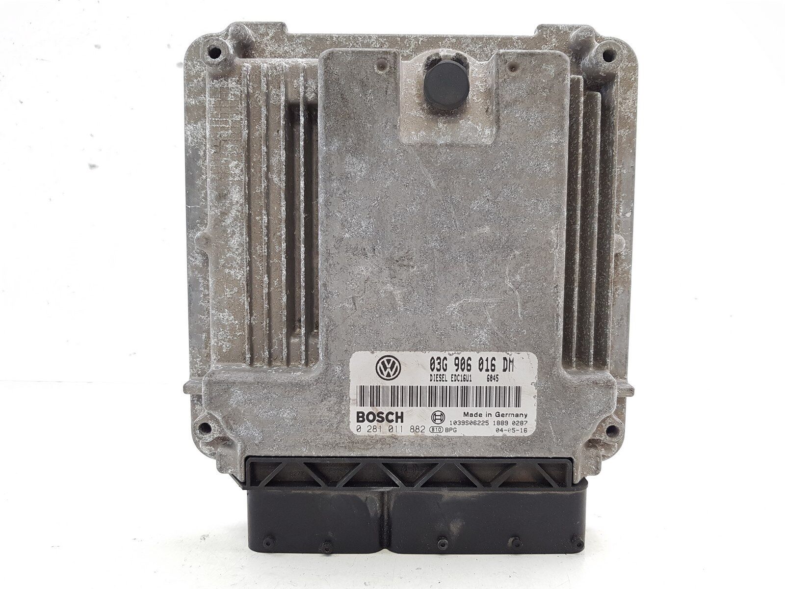ECU VW VOLKSWAGEN CADDY 1.9 TDI 03G906016DM 0281011882 EDC 16U1-5.41