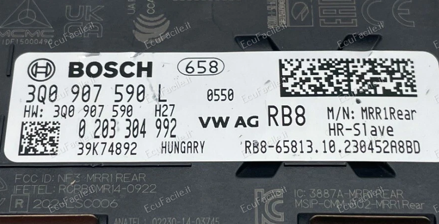 Unità Di Controllo Dell'Angolo Morto Per Cambio Di Corsia (Sinistra) 3Q0907590L