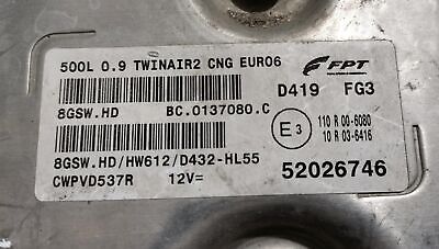 52026746 CENTRALINA MOTORE FIAT 500 L 900 TWINAIR EURO6 MM8GSW 8gsw.hd