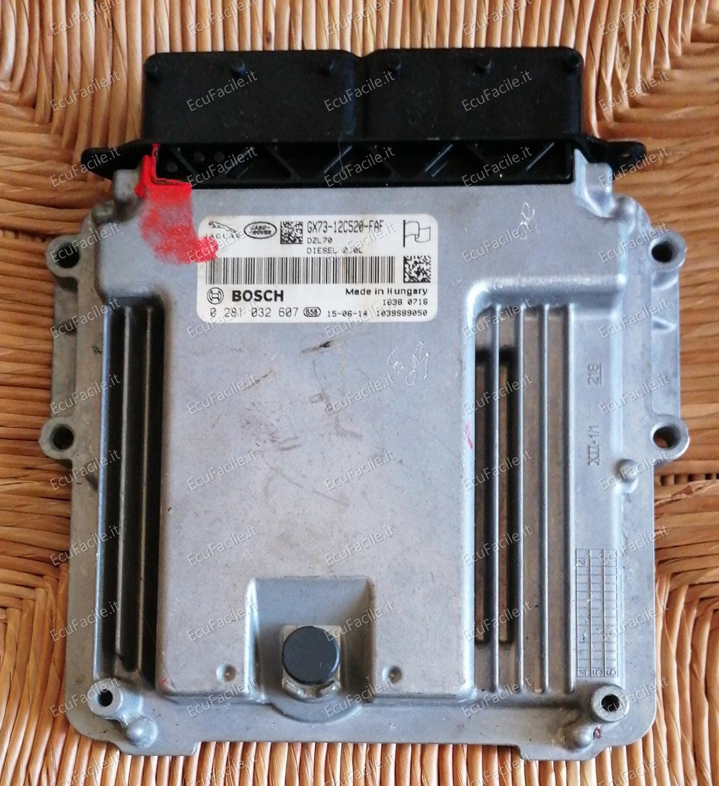 Ecu jaguar land rover evoque 2.0 0281032607 gx73-12c520-faf MEDC 17.9