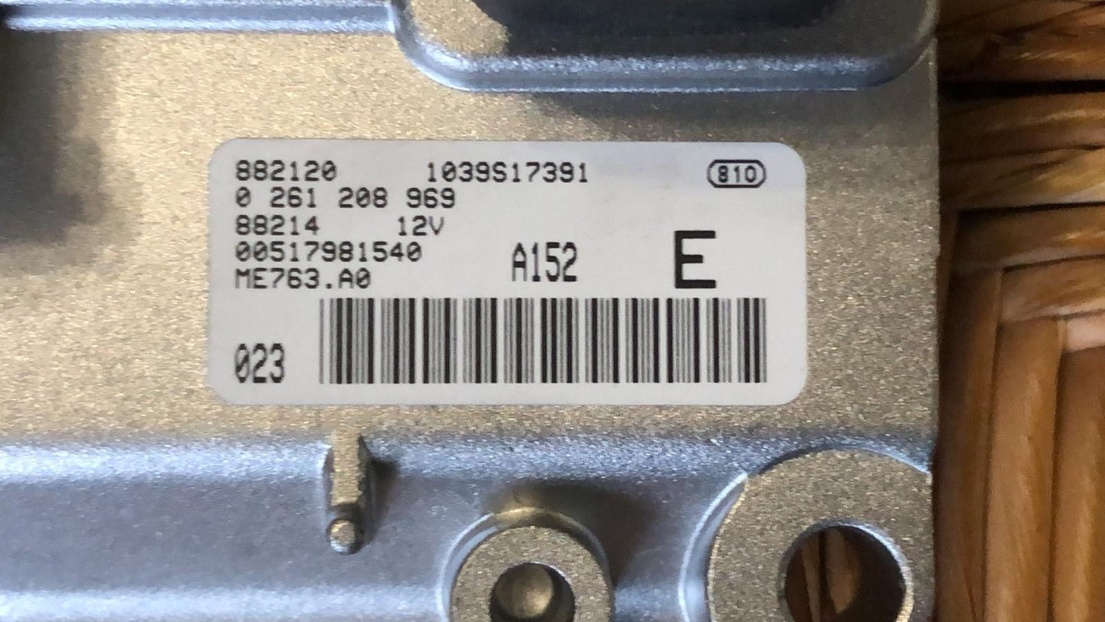 Ecu fiat grande punto 1.4 0261208969 00517951830 ME63.A0 E