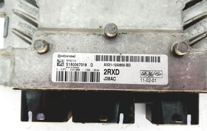 ECU Ford Fiesta S180047018D AV21 12A650-BD 2RXD S180047018 D
