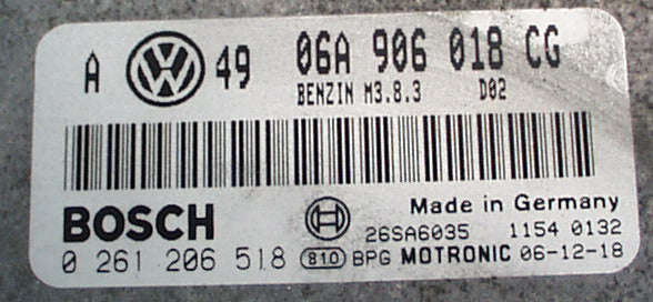 ECU VW GOLF IV AUDI A3 OCTAVIA 1.8 T 0261206518 06A906018CG M 3.8.3