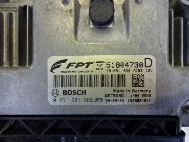 ECU Fiat Grande Punto 199 (2005 - 2012) 0261201685 ME7 9.10 51804730D
