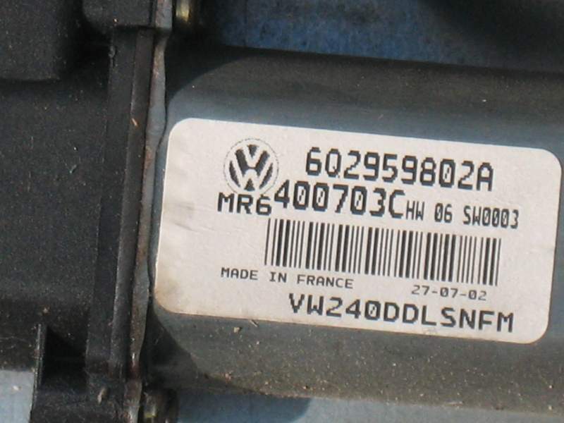 VW Polo 9N 9N3 SX finestre 3-porta sinistra 6Q2959802A