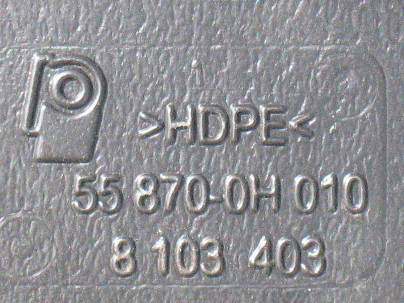 Toyota aygo cruscotto plancia 55870 0h010 8103403